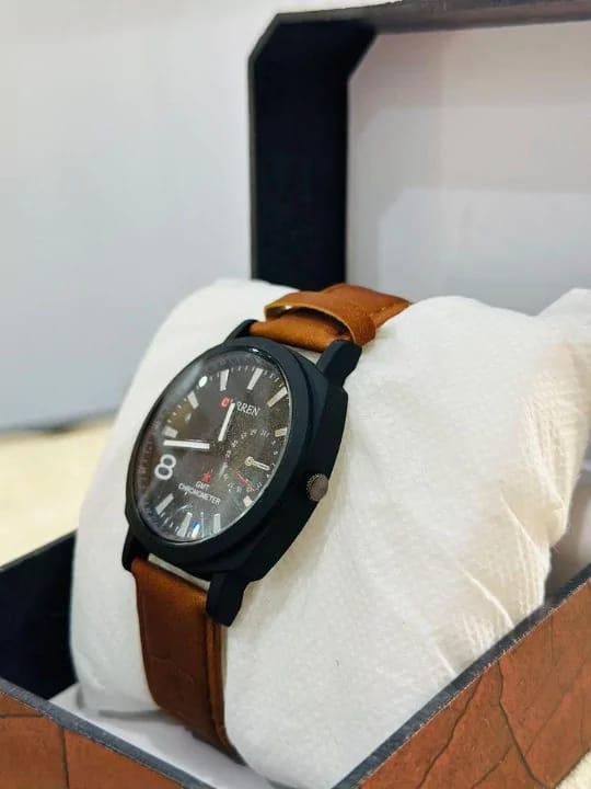 CURREN UNISEX LEATHER WATCH