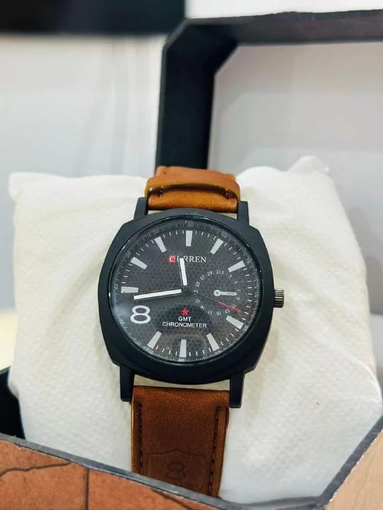 CURREN UNISEX LEATHER WATCH