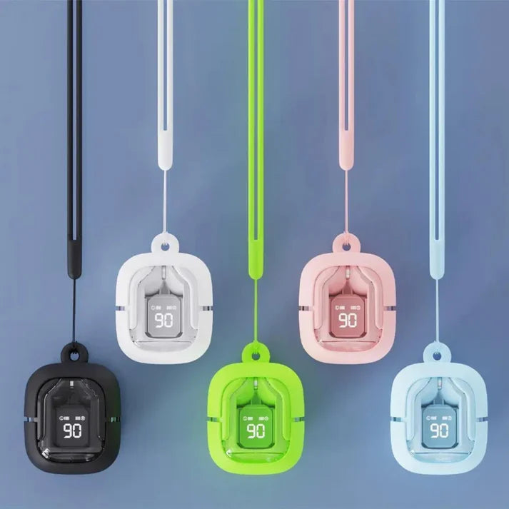 Air 31 Transparent Earbuds with Pouch - Free Cash Delivery!