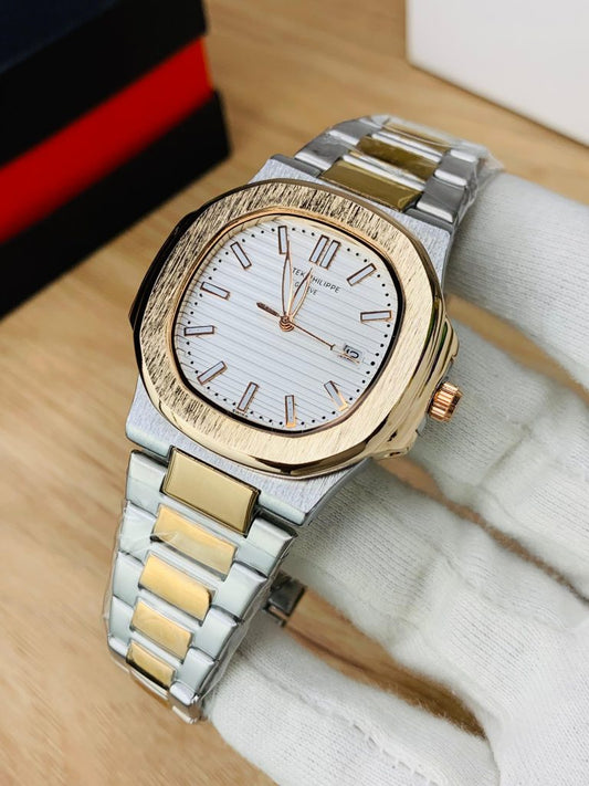 Patek Phillippe Geneve silver and gold